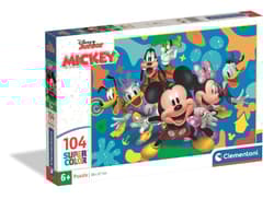 Puzzle 104 Super kolor Mickey and Friends 25053