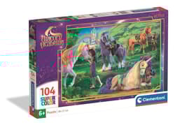 Puzzle 104 Super kolor Unicorn Academy 25093