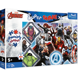 Puzzle 104 XL Super Shape Twoi ulubieni Avengersi 50018