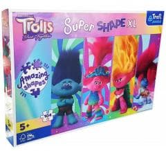 Puzzle 104 XL Super Shape Zabawy z Trollami 50037