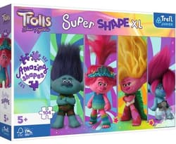 Puzzle 104 XL Super Shape Zabawy z Trollami 50037