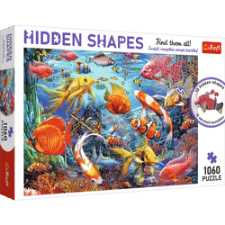 Puzzle 1060 Hidden Shapes Podwodne życie 10676