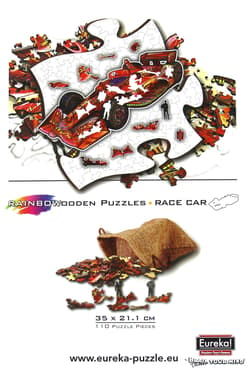 Galeria - zdjęcie nr. 2 - Puzzle 110 drewniane kolorowe Formuła 1