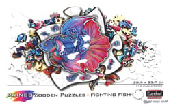 Galeria - zdjęcie nr. 5 - Puzzle 112 drewniane kolorowe Ryba