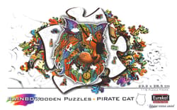 Galeria - zdjęcie nr. 4 - Puzzle 116 drewniane kolorowe Kot Pirat