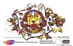 Galeria - zdjęcie nr. 5 - Puzzle 118 drewniane kolorowe Berneński Pies Pasterski