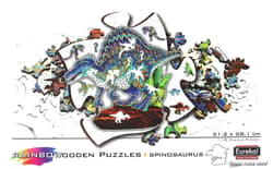 Galeria - zdjęcie nr. 2 - Puzzle 118 drewniane kolorowe Spinozaur