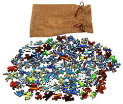 Galeria - zdjęcie nr. 5 - Puzzle 118 drewniane kolorowe Spinozaur