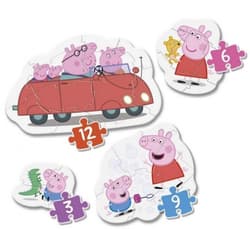 Galeria - zdjęcie nr. 2 - Puzzle 12 układanka Świnka Peppa 20829