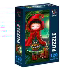 Puzzle 120 Dziewczyna i Wilk DT100-11