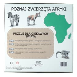 Galeria - zdjęcie nr. 2 - Puzzle 120 edukacyjne Afryka