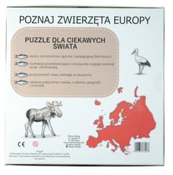 Galeria - zdjęcie nr. 2 - Puzzle 120 edukacyjne Europa
