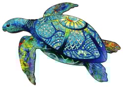 Galeria - zdjęcie nr. 4 - Puzzle 125 drewniane kolorowe Żółw Morski