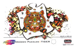 Galeria - zdjęcie nr. 5 - Puzzle 138 drewniane kolorowe Tygrys