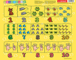 Puzzle 15 ramkowe Cyferki dla dzieci - Opracowanie Zbiorowe