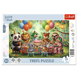 Puzzle 15 Ramkowe Kochane Bobaski 31454