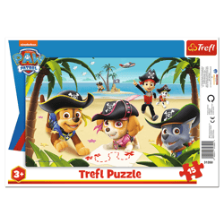 Puzzle 15 ramkowe Przyjaciele z Psiego Patrolu 31350