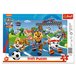 Puzzle 15 Ramkowe Uczynne pieski Viacom PAW Patrol 31428