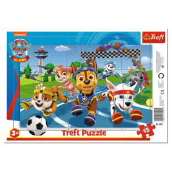 Puzzle 15 Ramkowe Uczynne pieski Viacom PAW Patrol 31428