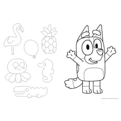Galeria - zdjęcie nr. 3 - Puzzle 15 Super Giant Przygoda z Bluey 42010