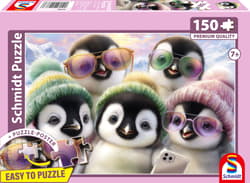 Puzzle 150 PQ Pingwiny robią selfie 114372