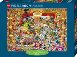 Puzzle 1500 Chaos w operze (Puzzle+plakat)