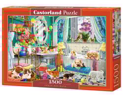 Puzzle 1500 Crazy Pet Bath C-152094-2