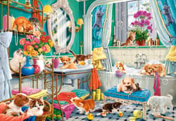 Galeria - zdjęcie nr. 2 - Puzzle 1500 Crazy Pet Bath C-152094-2