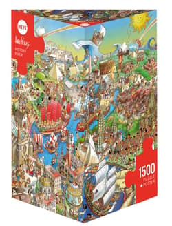 Puzzle 1500 Historia rzeki (Puzzle+plakat)