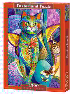 Puzzle 1500 Kocia fiesta C-151448-2