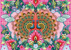 Galeria - zdjęcie nr. 2 - Puzzle 1500 Kolorowe Pawie Catalina Estrada 112820