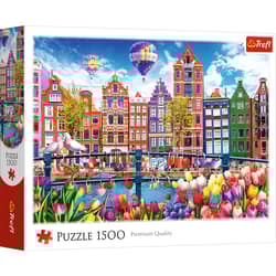 Puzzle 1500 Kolorowy Amsterdam 26221
