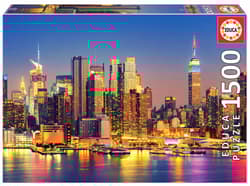 Puzzle 1500 Manhattan nocą Nowy Jork USA 109547