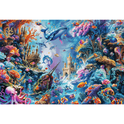 Galeria - zdjęcie nr. 2 - Puzzle 1500 Podowodny Świat 26217