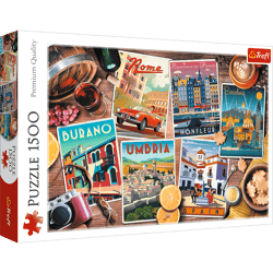 Puzzle 1500 Podróże po Europie 26199