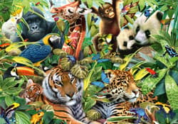 Galeria - zdjęcie nr. 2 - Puzzle 1500 PQ Kolorowy świat zwierząt