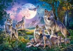 Galeria - zdjęcie nr. 2 - Puzzle 1500 PQ Rodzina wilków