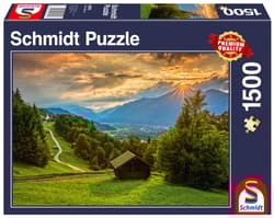 Puzzle 1500 PQ Zachód słońca nad Wambergiem 110007