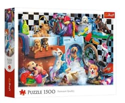Puzzle 1500 Psie szaleństwo TREFL