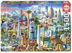 Puzzle 1500 Symbole Ameryki Północnej 109525