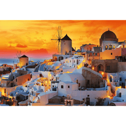 Galeria - zdjęcie nr. 2 - Puzzle 1500 UFT Romantic Sunset Oia Santorini 26195