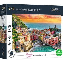 Puzzle 1500 UFT Romantic Sunset Vernazza Liguria Italy 26196