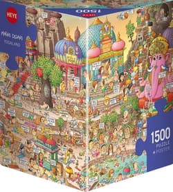 Puzzle 1500 W krainie Jogi (Puzzle+plakat)