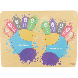 Puzzle 16 drewniane Tup Tup Stópki 61395