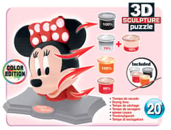 Galeria - zdjęcie nr. 4 - Puzzle 160 3D Minnie rzeźba do pomalowania 109538