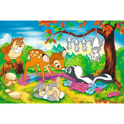 Galeria - zdjęcie nr. 2 - Puzzle 160 40-lecie Trefl Bambi i leśni przyjaciele 40054