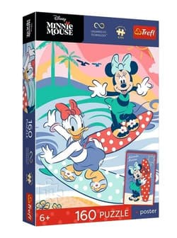 Puzzle 160 Disney Minnie Mouse + plakat TREFL