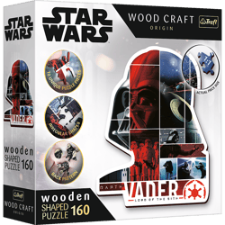 Puzzle 160 drewniane konturowe Darth Vader 20190
