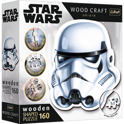 Puzzle 160 drewniane konturowe Hełm Szturmowca Star Wars 20188