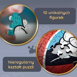 Galeria - zdjęcie nr. 3 - Puzzle 160 drewniane konturowe Stylowa Myszka Minnie  20193